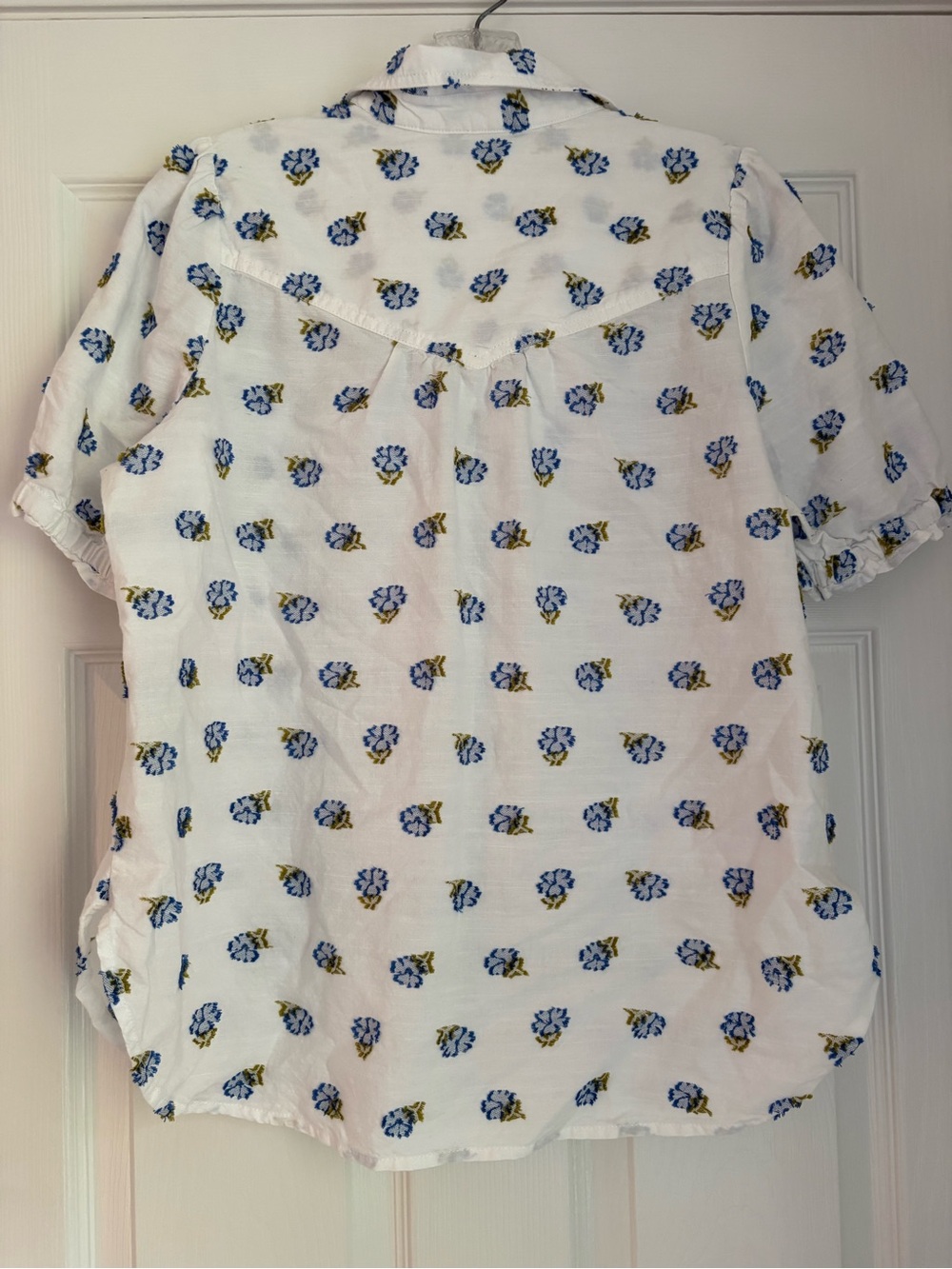 Pilcro Aly Puff Sleeve Blouse - Anthro Like New - Picture 2 of 7